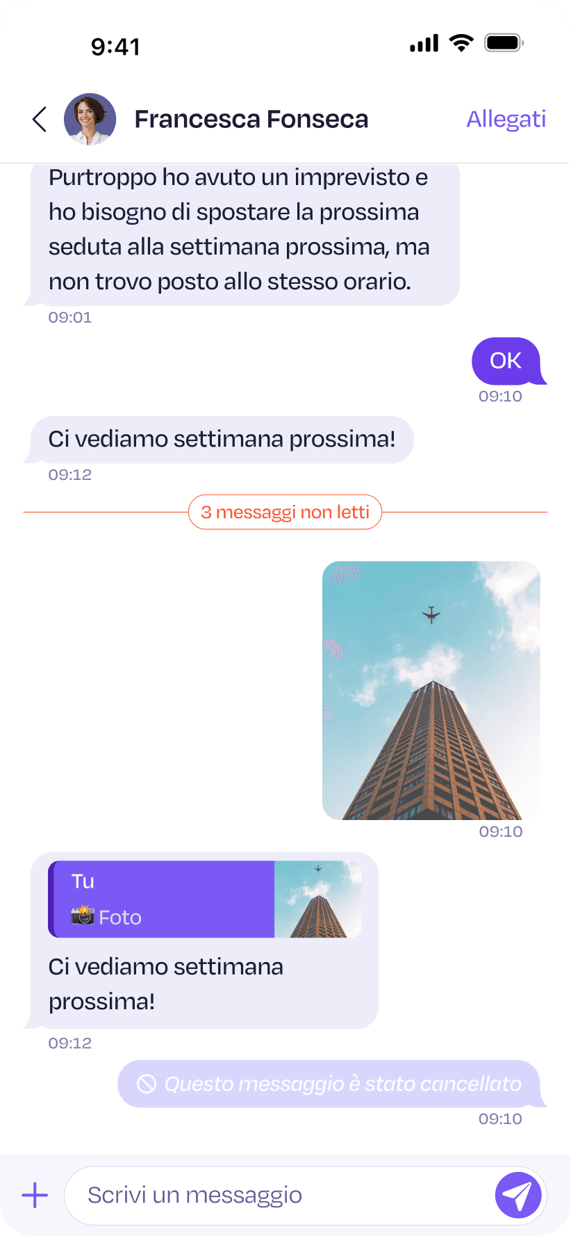 Serenis Nutrizione chat with a nutritionist: mobile